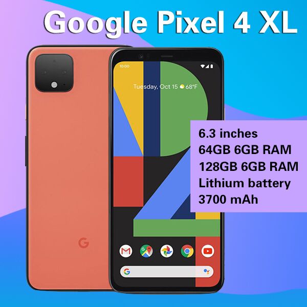 สมาร์ทโฟน Google Pixel 4 XL 64GB 6GB RAM, 128GB RAM 6GB ปลดล็อคโรงงาน 6.3 นิ้ว Android ครบชุด | Shopee Thailand