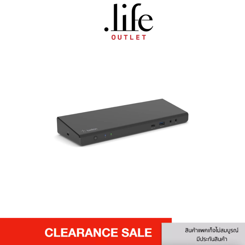 Belkin 4K DisplayLink Docking Station and Power Supply By Dotlife Copperwired | Shopee Thailand