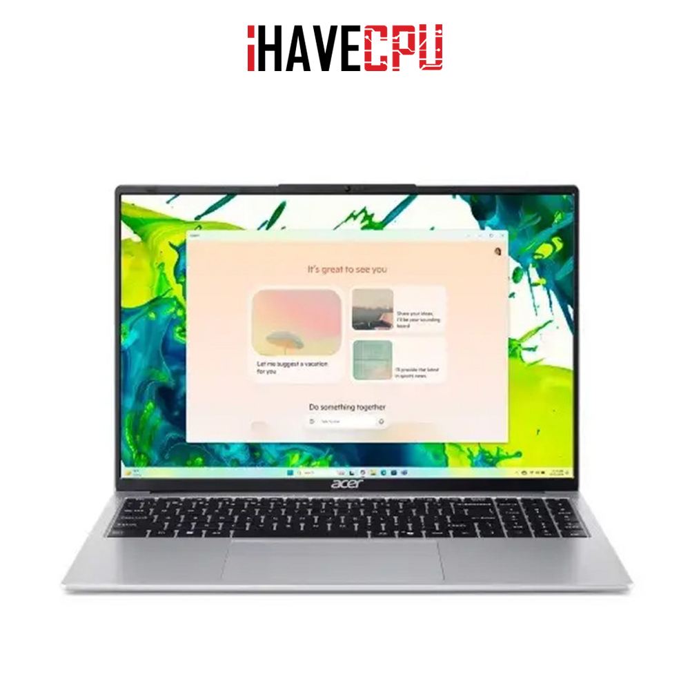 โน้ตบุ๊ค (notebook) iHAVECPU ACER ASPIRE LITE 16 AL16-71P-506A (LIGHT SILVER)