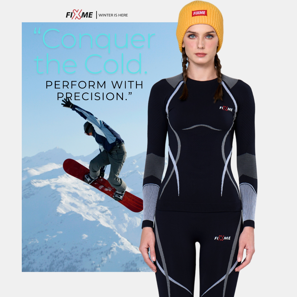 (ผู้หญิง) ลองจอน FIXME ชุด Heattech เสื้อฮีทเทค ผ้าทอ รุ่น ArcticFlex PRO ถึง -15 องศา
