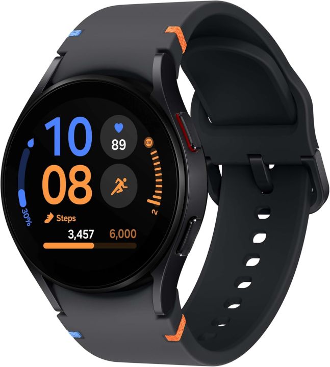 Samsung Galaxy Watch FE 40มม. Bluetooth Ai smartwatch พร้อมการติดตามการออกกำลังกาย, เซ็นเซอร์ bia, โซน HR ส่วนบุคคล, ตัวติดตามอัตราการเต้นของหัวใจ, ตัวตรวจสอบการนอนหลับ, 2024, สีดำ [เวอร์ชันสหรัฐอเมริกา, การรับประกันของผู้ผลิต1Yr] | Lazada Thailand