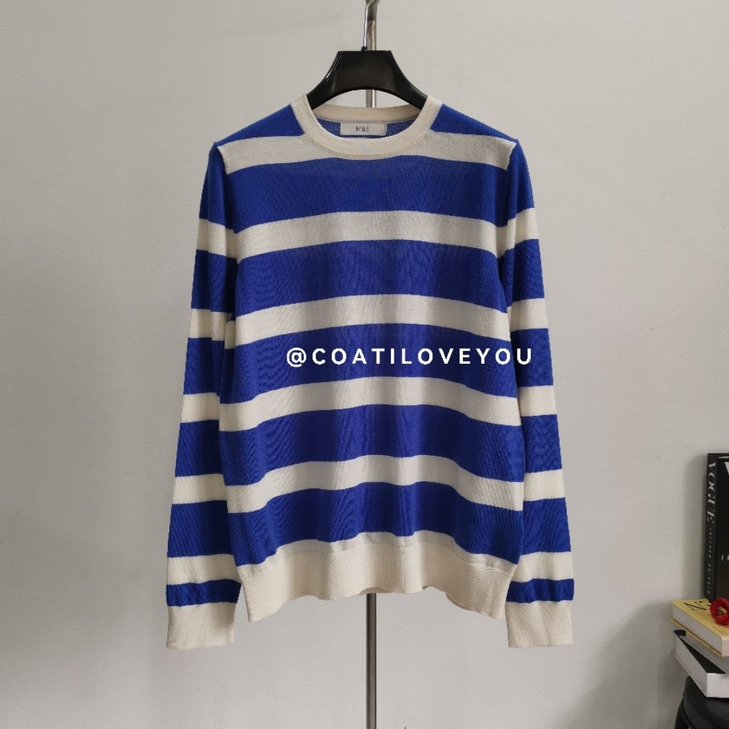 M&S Extra Fine Merino Wool Sweater | Shopee Thailand
