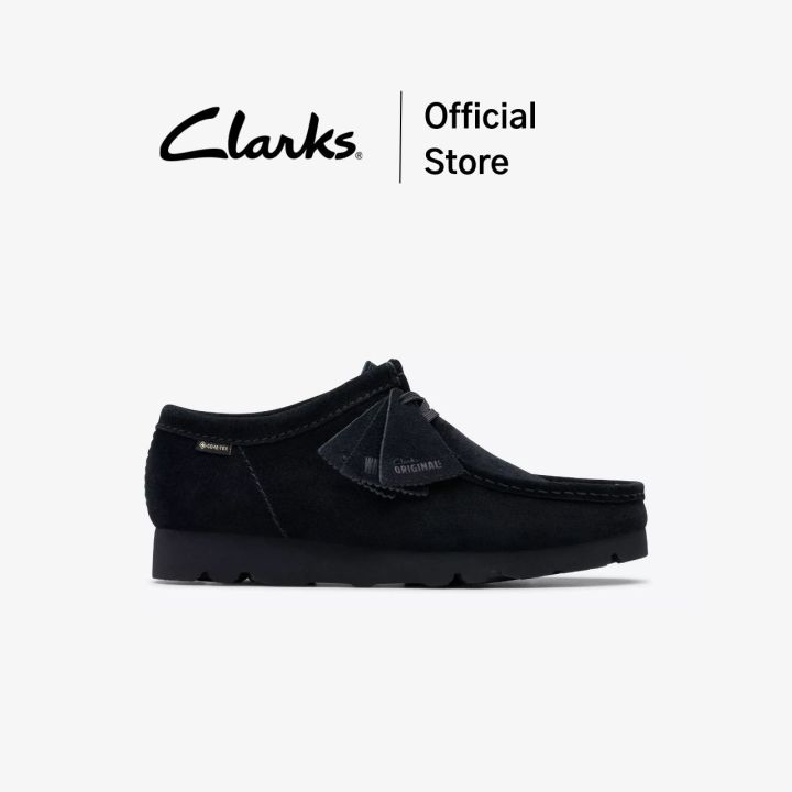 Clarks รุ่น WALLABEE GORE-TEX สี BLACK SUEDE รองเท้าผ้าใบผู้ชาย รองเท้า SNEAKER(รองเท้าสนีกเกอร์) คุณภาพดี นุ่ม ใส่สบาย | Lazada Thailand