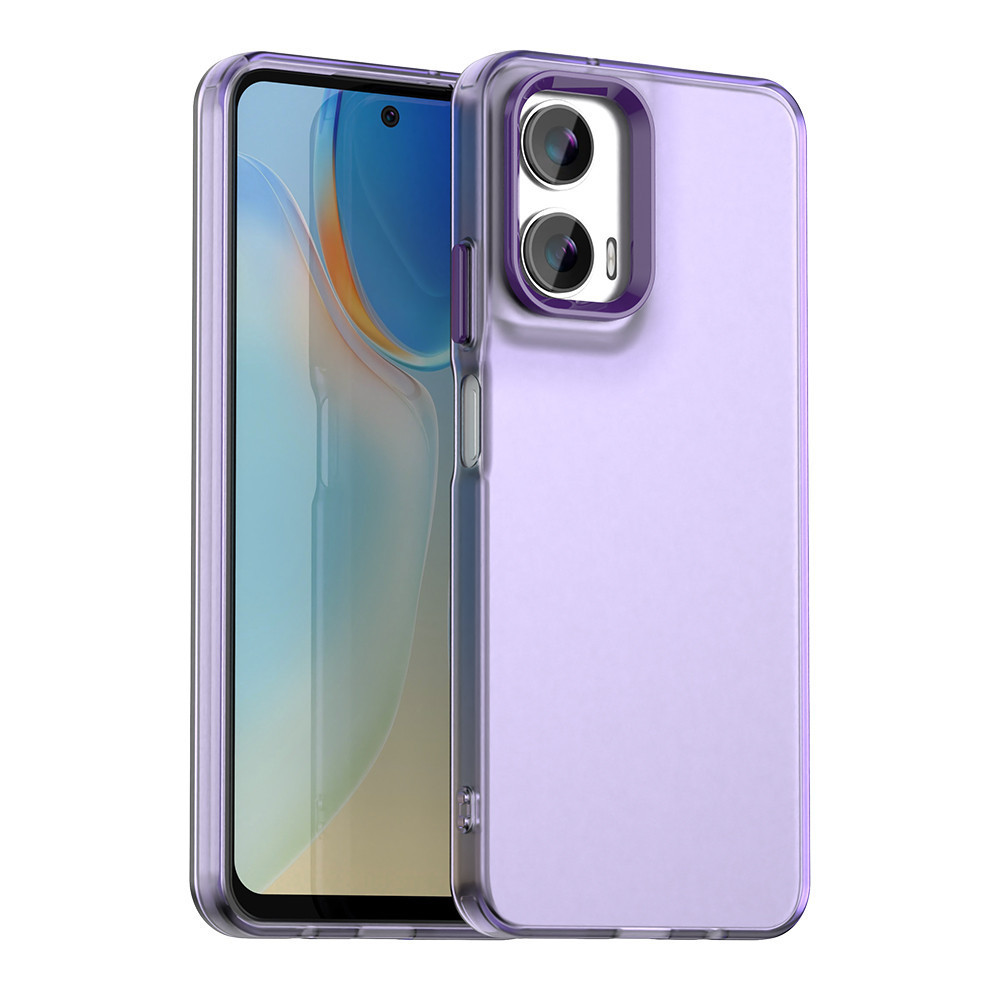 สําหรับ Motorola Moto G35 5G,เคสโทรศัพท์ใสสีใส,ฝาครอบป้องกันพีซีป้องกันการตกคุณภาพสูง | Shopee Thailand