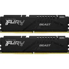 32GB (16GBx2) DDR5 6000MHz RAM (หน่วยความจำ) KINGSTON FURY BEAST DDR5 (BLACK) (KF560C40BBK2-32) | Lazada Thailand