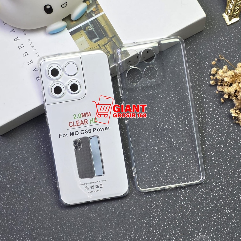 MOTO G86 POWER CASE CLEAR HD 2.0MM TRANSPARENT CLEAR CASE MOTO G86 POWER CH-01 | Shopee Thailand