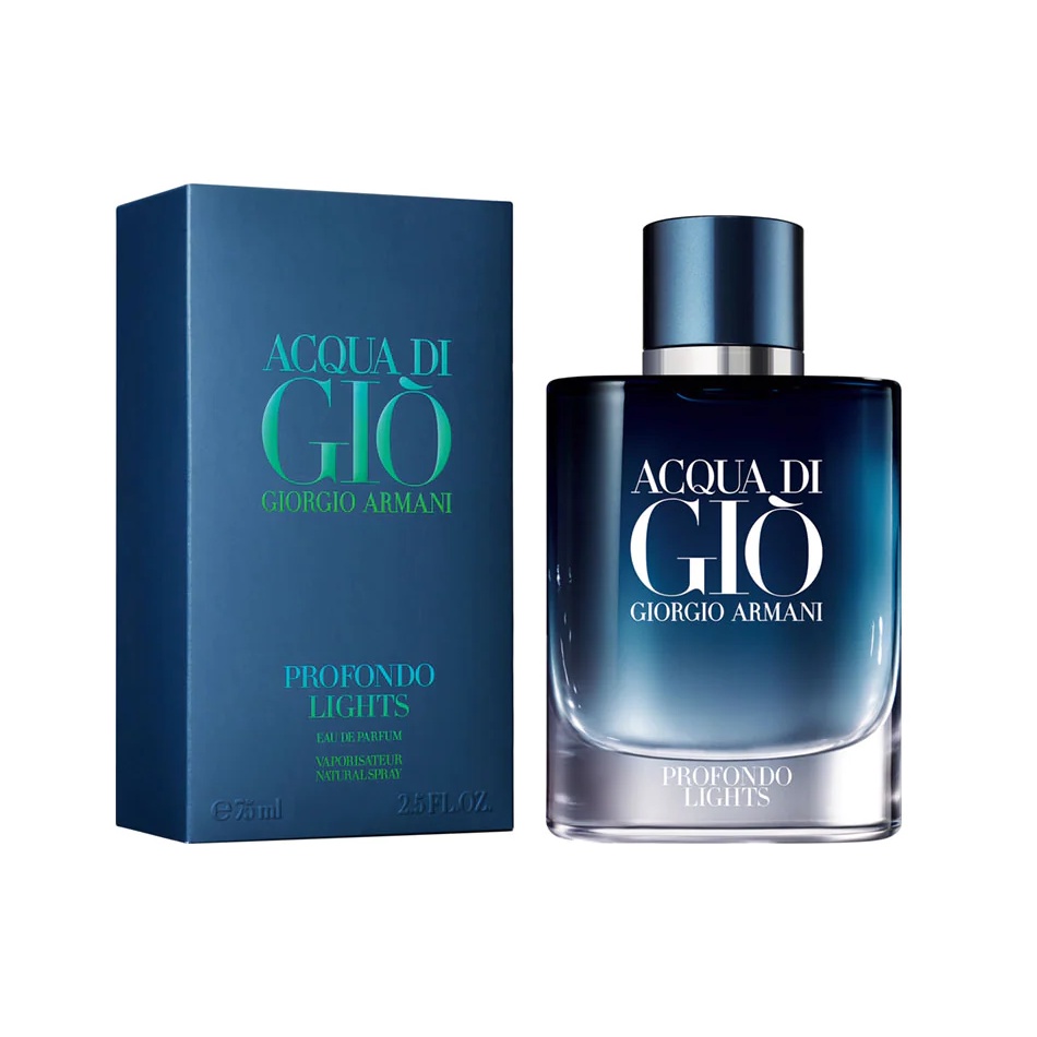 (Lights) GIORGIO Armani Acqua Di Gio Profondo Lights EDP 75 ml. กล่องซีล | Shopee Thailand