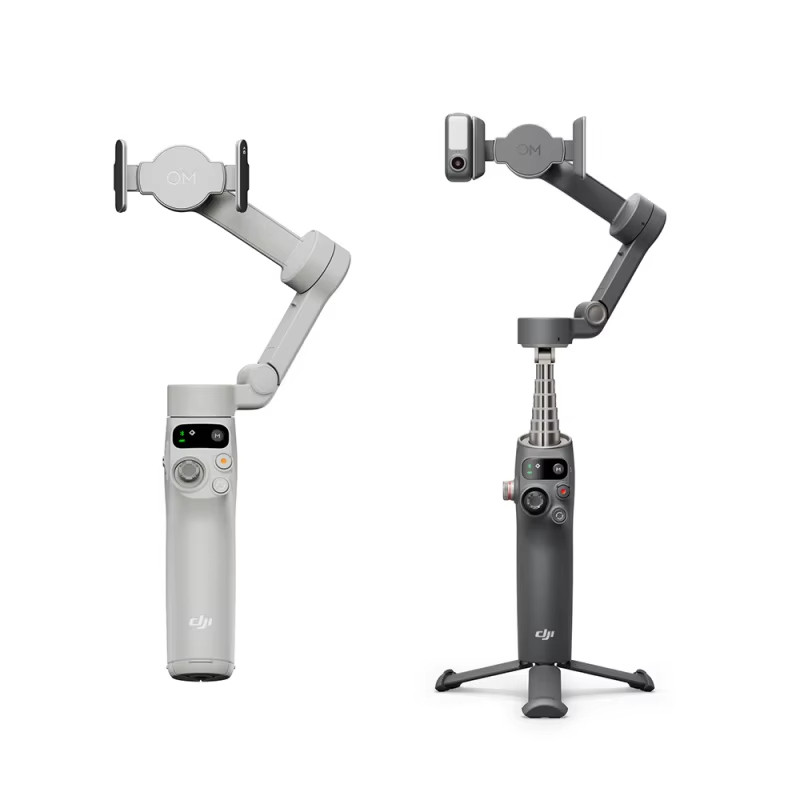 DJI Osmo Mobile 7P / Osmo Mobile 7 Robust ไม้กันสั่น 3 แกน อายุการใช้งานแบตเตอรี่ 10 ชั่วโมงและการชาร์จโทรศัพท์ DJI OM 7