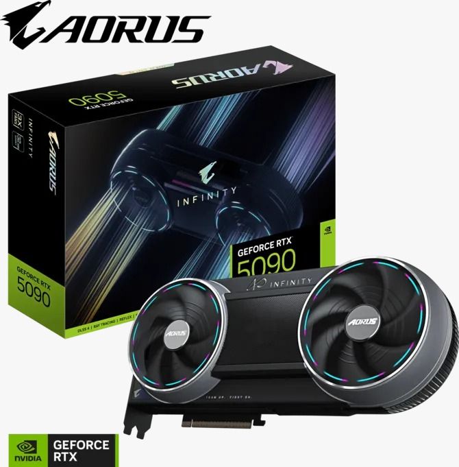 Gigabyte NVIDIA GeForce RTX 5090 Infinity 32GB GDDR7 OC Dual-Fan Graphics Card BRAND NEW IN HAND | Lazada Thailand