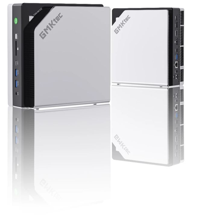 GMKtec EVO-X2 AI Mini PC AMD Ryzen Al Max+ 395 LPDDR5X 8000MHz 128GB PCle 4.0 M.2 2280 SSD 2TB Windows11 Pro 2.5G LAN HDMI2.0 USB4.0*2 WIFI7 BT5.4 Oculink/USB4 Port Desktop Computer Gaming PC | Lazada Thailand