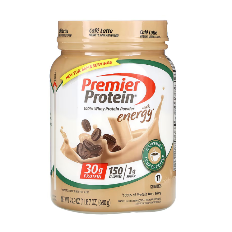 Premier Protein, 100% Whey Protein Powder, Cafe Latte, (680 g) รสกาแฟลาเต้ | Shopee Thailand
