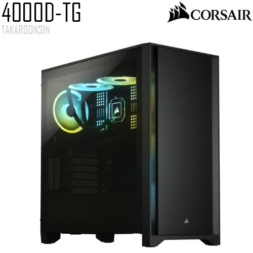 CORSAIR 4000D TG BLACK | Lazada Thailand