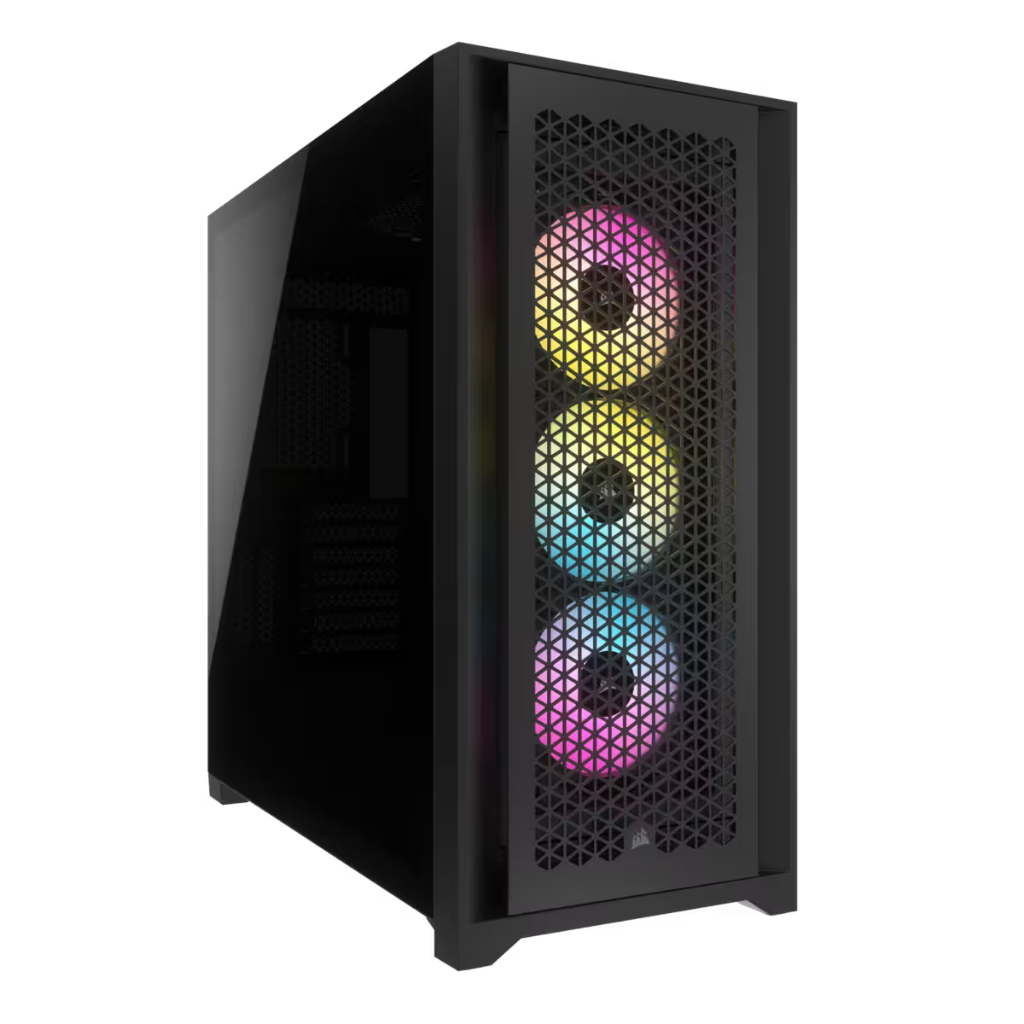 Corsair iCUE 5000D RGB AIRFLOW Mid-Tower ATX Case — Black (CC-9011242-WW) | Shopee Thailand