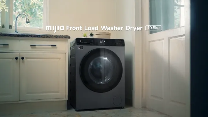 [NEW] Xiaomi Mijia Front Load Washer Dryer เครื่องซักและอบผ้าฝาหน้า Inverter 10.5 กก. ซักไอน้ำ ขจัดแบคทีเรีย ซักอบ 2in1 | Lazada Thailand