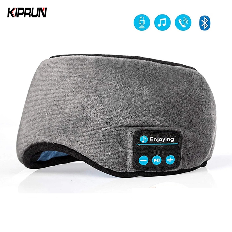 Kiprun Bluetooth Sleep Eye Mask หูฟังไร้สายผ้าฝ้าย Sleeping Eye Cover ชุดหูฟังเพลง, Travel Bluetooth Sleep Mask, ของขวัญที่ยอดเยี่ยม | Shopee Thailand