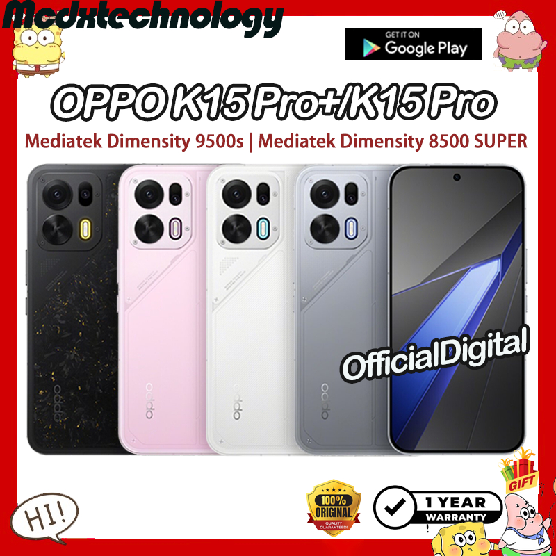 OPPO K15 Pro+ OPPO K15 Pro Plus Dimensity 9500s OPPO K15 Pro Dimensity 8500 Super 8000/7500mAh | สนับสนุนไทยและ Google | Shopee Thailand