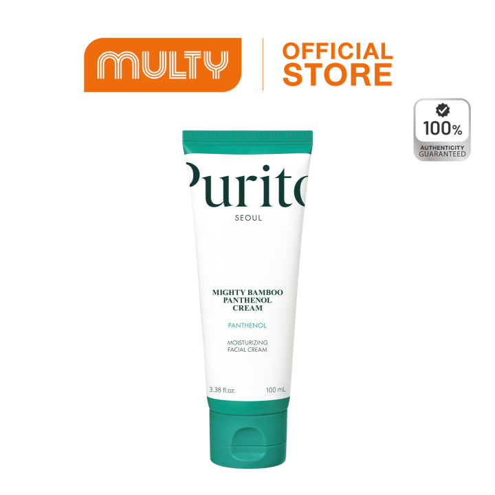 PURITO SEOUL MIGHTY BAMBOO PANTHENOL CREAM 100 ml. พูริโต โซล ไมท์ตี้ แบมบู แพนทีนอล ครีม | Lazada Thailand