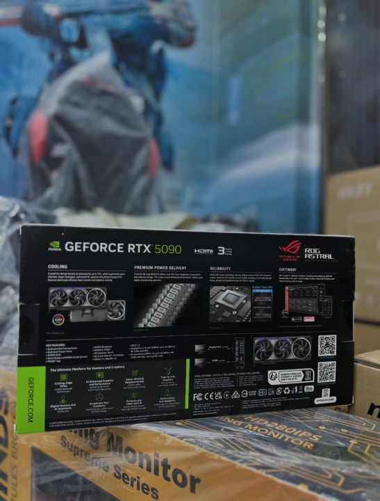 การ์ดจอ ASUS RTX 5090 ROG Astral Nvidia GeForce OC Edition 32GB GDDR7 สินค้าใหม่ ยังไม่แกะกล่อง | Lazada Thailand