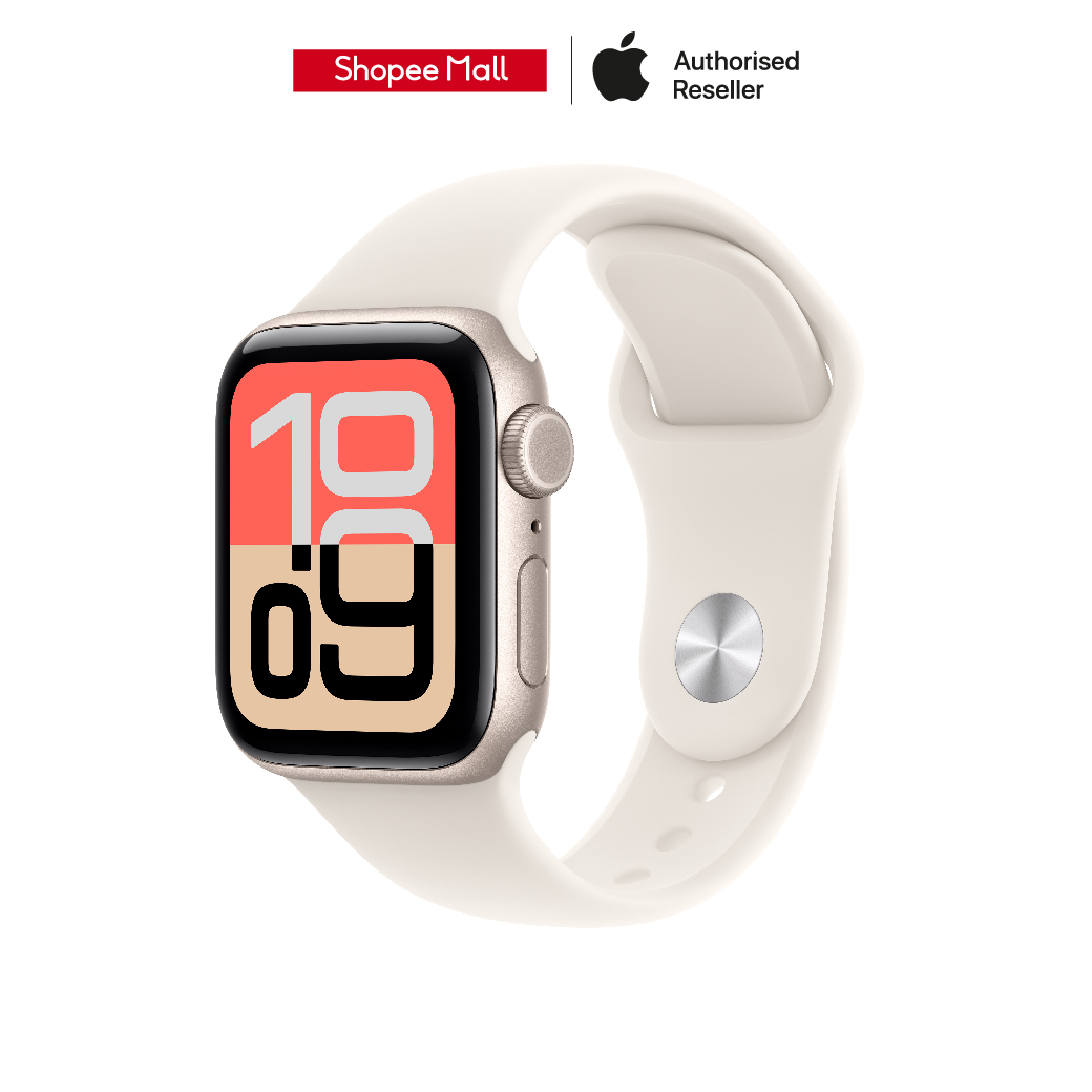 Apple Watch SE 3 GPS + Cellular Aluminium Case with Sport Band | Shopee Thailand