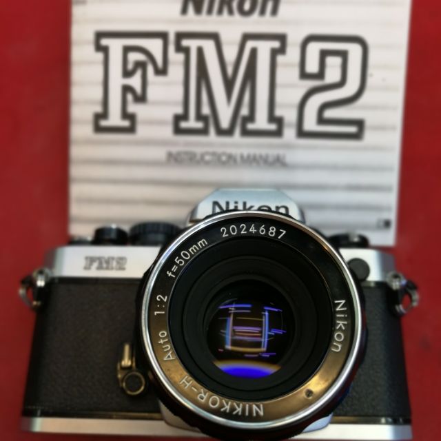 Nikonfm2 กล้องยอดนิยมที่ขายดีที่สุดอันดับหนึ่ง ขอดีน้ำหนักเบาได้ช้ตเตอร์สปีดถึง4000สุงสุดในบรรดากล้องSLRสภาพสวย95% | Shopee Thailand