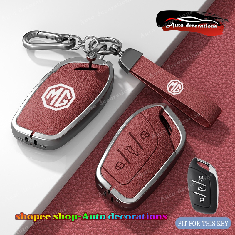 ใหม่ MG3/MG5/MG4/MG VS/HS/ZS/ MG EXTENDER DC/ZS EV/EP/MG EXTENDER GC/MG3 hybrid+ ฝาครอบกุญแจอัจฉริยะ MG พวงกุญแจ