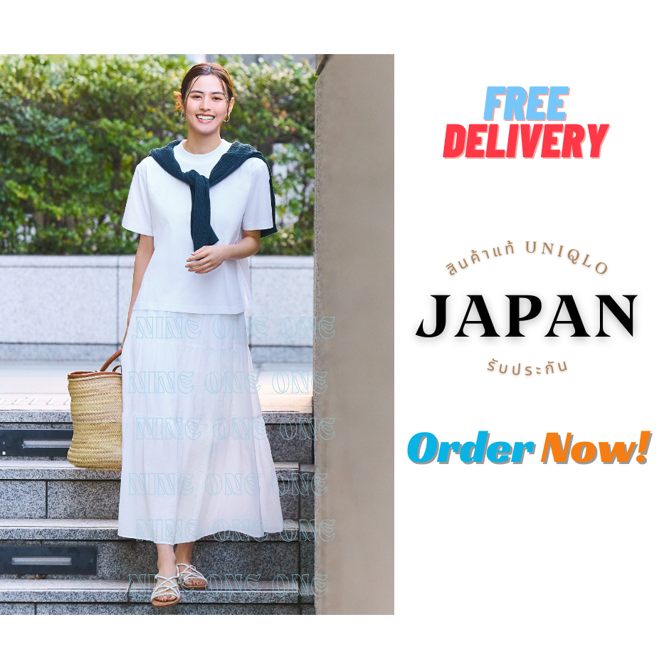 AIRism Cotton T-Shirt รุ่นนี้ในช้อปขายดี เสื้อยืด AIRism แขนสั้น ออกช้อป ญี่ปุ่น ของแท้ ป้ายห้อย | Shopee Thailand