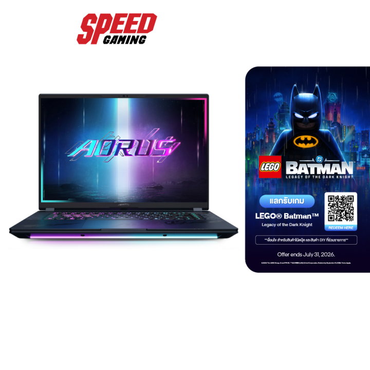 [ผ่อน 0% สูงสุด 10 ด.] GIGABYTE Aorus Master 16(BZH-C6THE64SH) RTX5090 IntelUltra9-275HX Notebook(โน๊ตบุ๊ค) By Speed Gaming | Lazada Thailand
