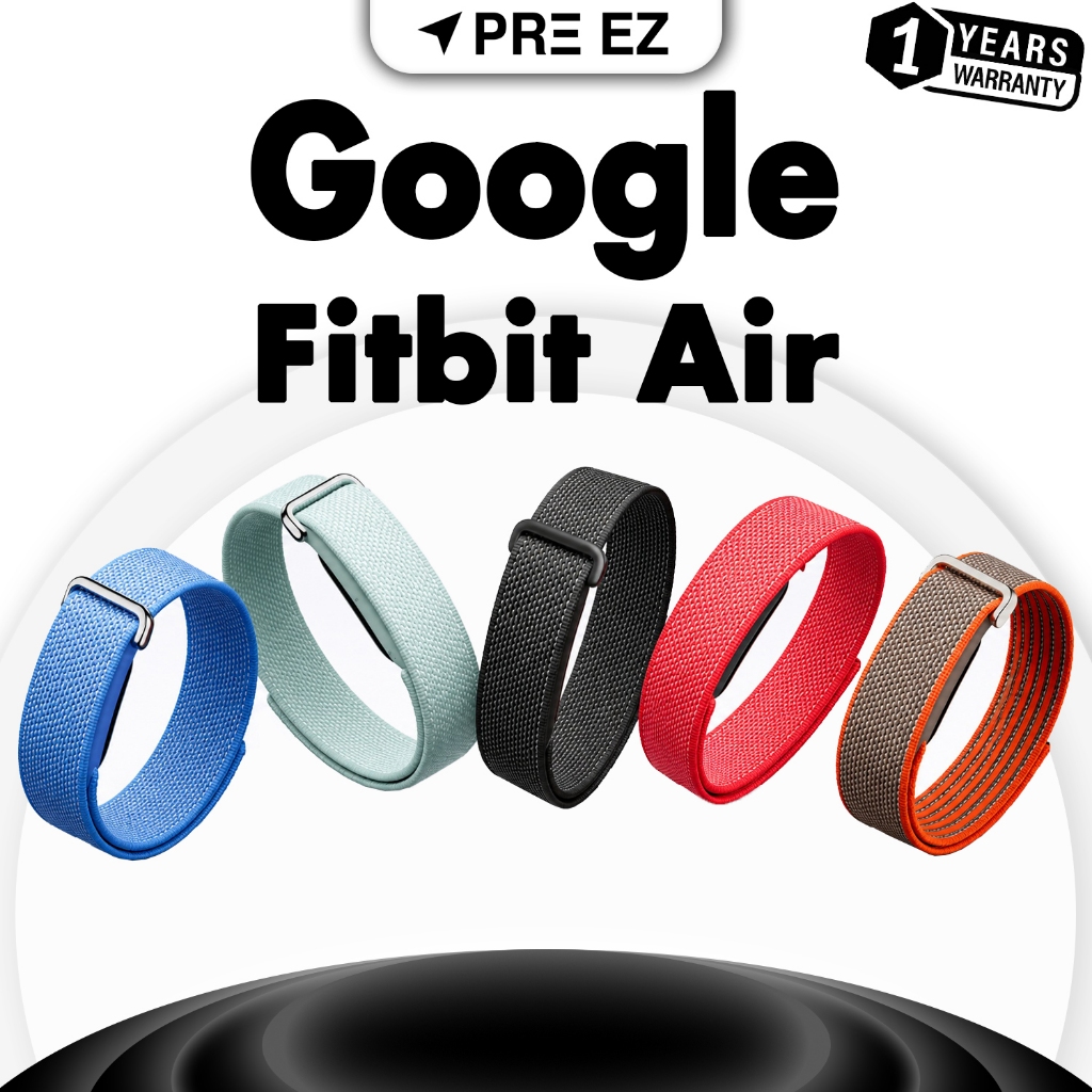 กทม. ส่งภายใน 2 ชม | Google Fitbit Air - Screenless Activity Tracker สายรัดข้อมือสุขภาพไร้หน้าจอจาก Google รับประกัน 1ปี