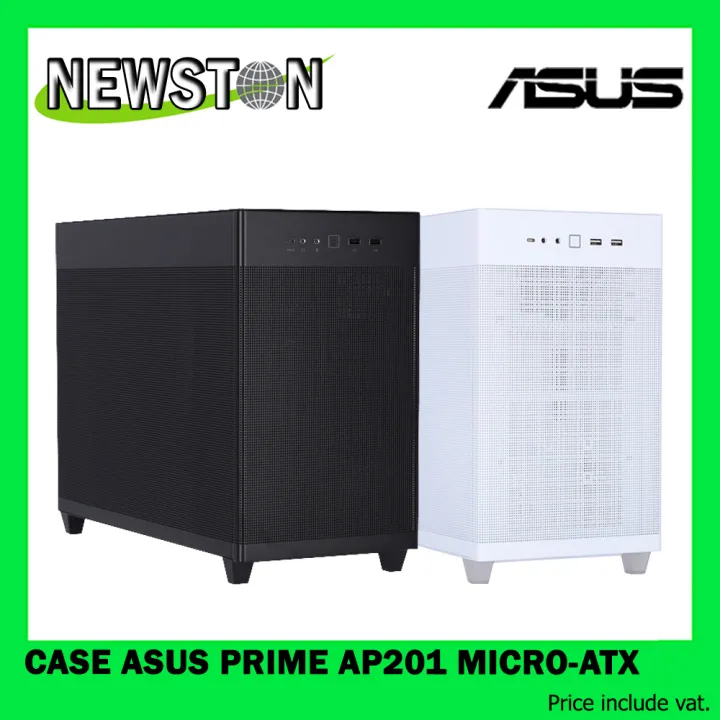 CASE (เคส) ASUS PRIME AP201 เลือกสี (MICRO-ATX) | Lazada Thailand