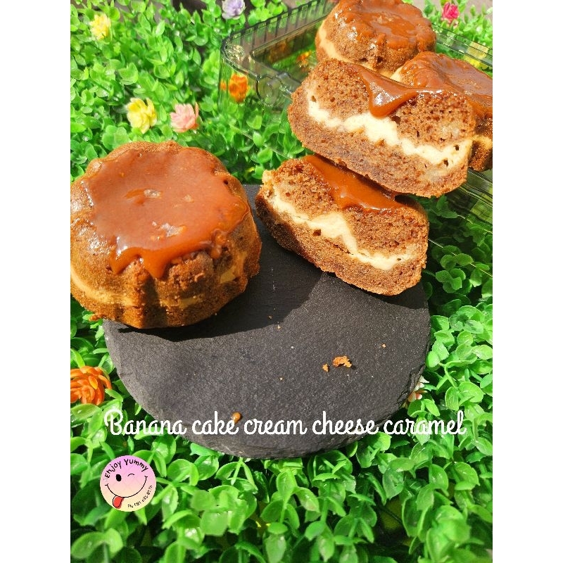 Banana cake creamcheese caramelเค้กกล้วยหอม ครีมชีส คาราเมล | Shopee Thailand