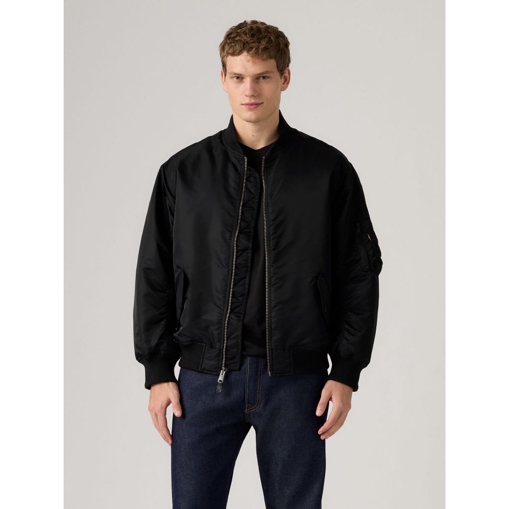 เสื้อแจ็คเก็ตผู้ชาย Levi's® Men's MA-1 Bomber Jacket | Shopee Thailand