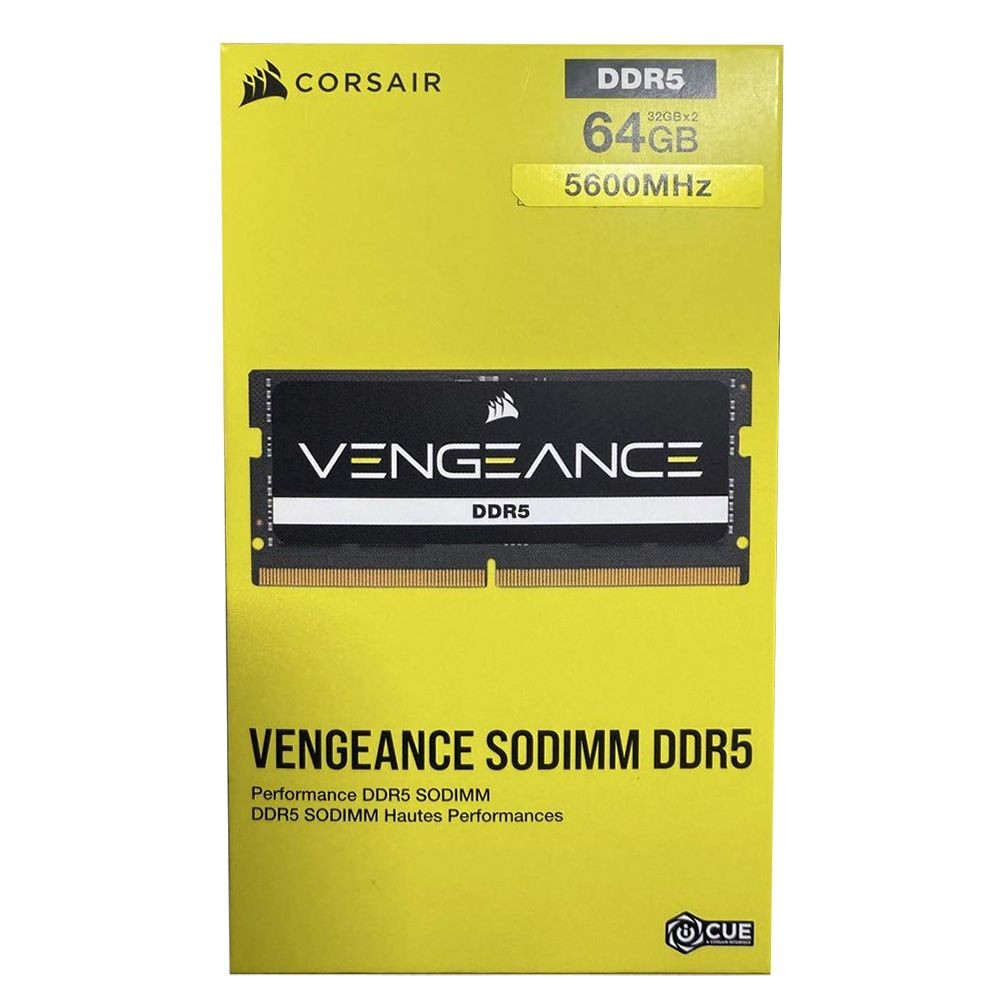 Corsair VENGEANCE SODIMM 64GB (2x32GB) DDR5-5600 CL48 Memory Kit, CMSX64GX5M2A5600C48 | Shopee Thailand