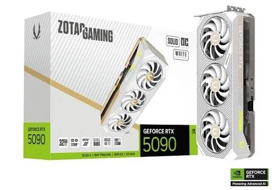 ZOTAC NVIDIA GeForce RTX 5090 Solid OC 32GB GDDR7 Graphics Card BRAND NEW IN HAND | Lazada Thailand