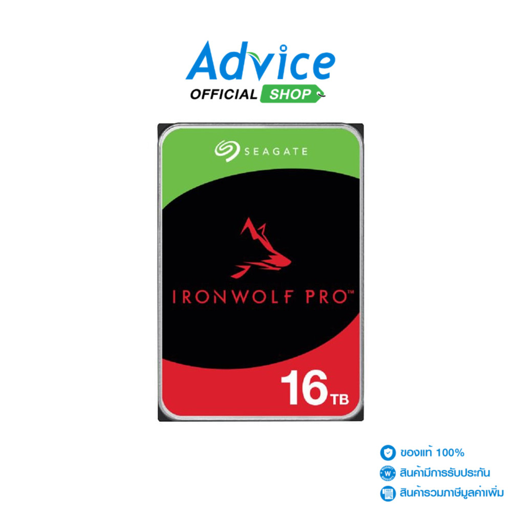 SEAGATE 16 TB HDD IRONWOLF PRO (7200RPM, 256MB, SATA-3, ST16000NT001) - A0151116