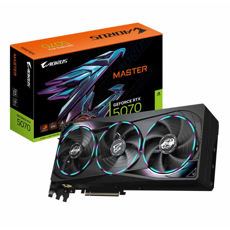 VGA GIGABYTE AORUS GEFORCE RTX 5070 MASTER 12G - 12GB GDDR7 | Shopee Thailand