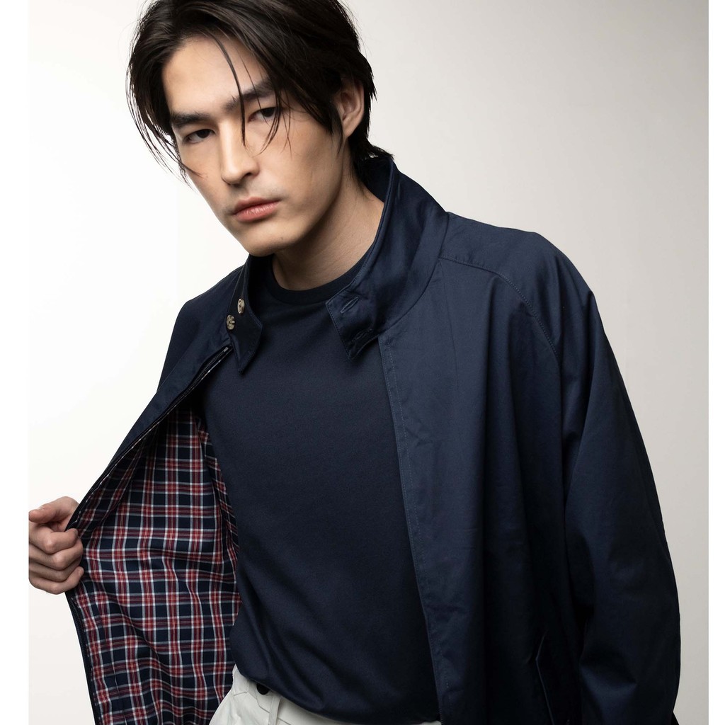 era-won เสื้อแจ็คเก็ต รุ่น Harrington Jacket ทรง Regular สี Navy