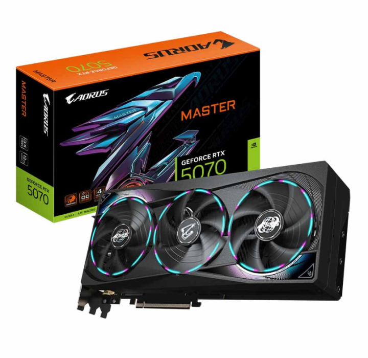 VGA GIGABYTE AORUS GEFORCE RTX 5070 MASTER 12G - 12GB GDDR7 | Lazada Thailand