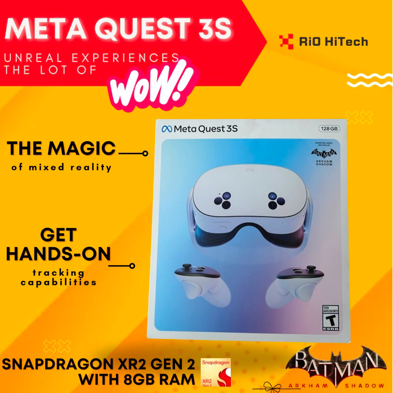 Meta Quest 3S - 128GB Mixed reality - Best VR device