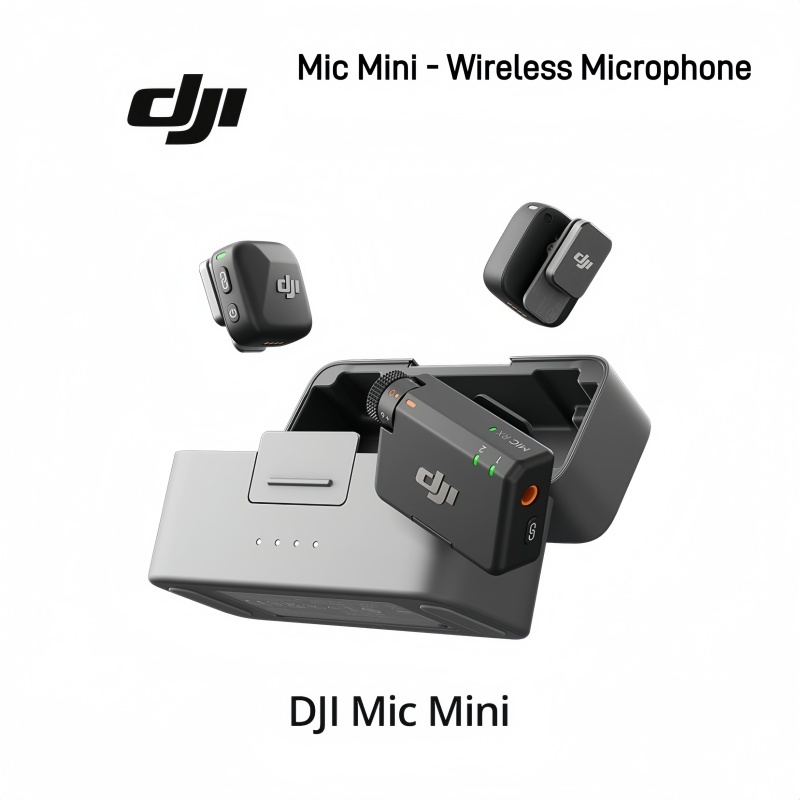 DJI Mic Mini Wireless MicrophoneDJI Mic Mini (2 TX + 1 RX +CASE)