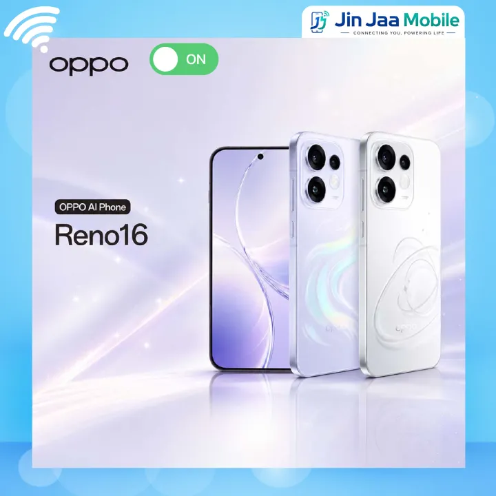 OPPO Reno16 รุ่น 5G(12+256GB)จอ AMOLED 6.32 นิ้ว l แบตเตอรี่ 6700 mAh l Snapdragon 7 Gen 4 | Lazada Thailand
