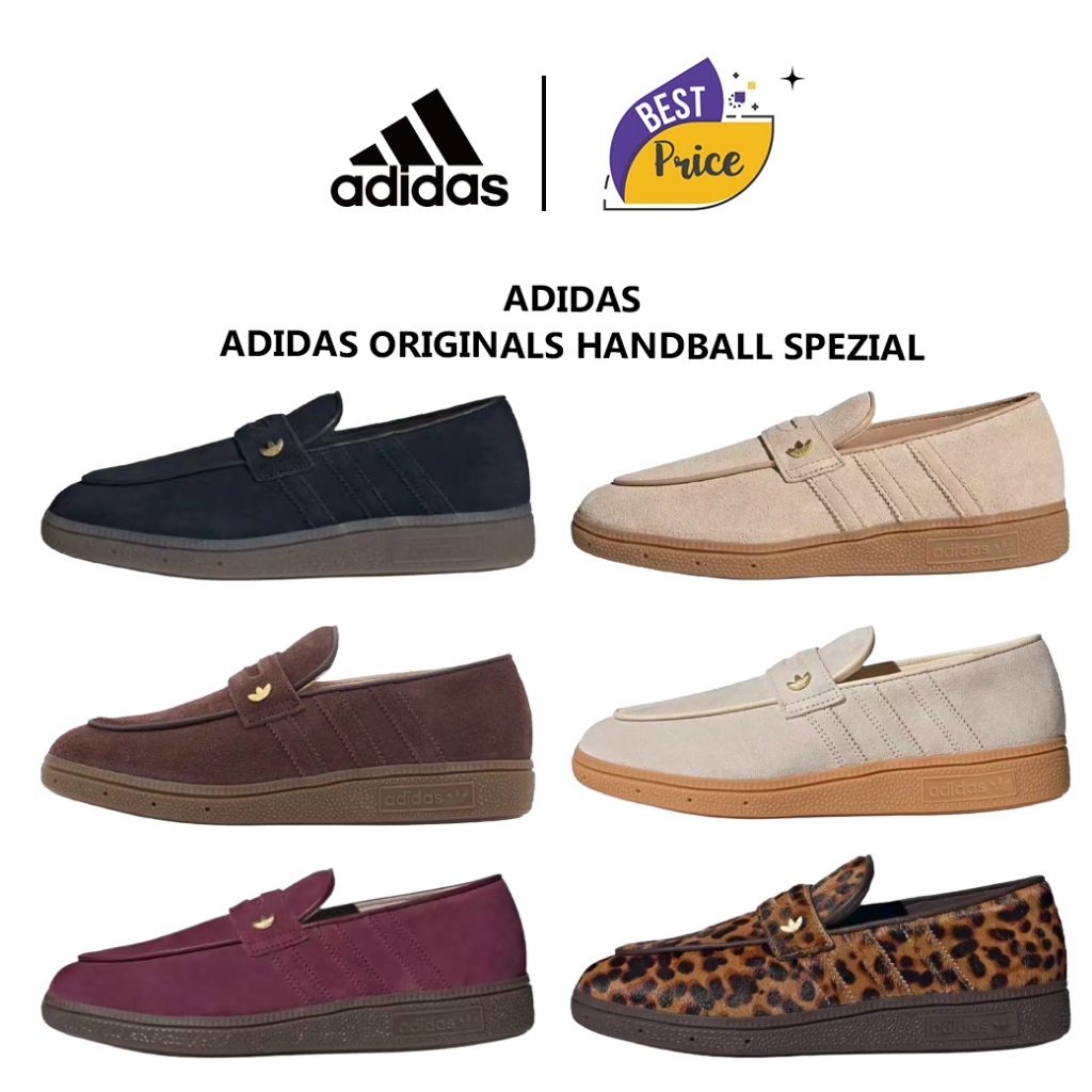 ของแท้ 100% adidas originals HANDBALL SPEZIAL รองเท้าโลฟเฟอร์สวมสบาย ทรงลำลอง รุ่นผู้หญิง