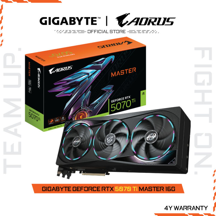GIGABYTE GeForce RTX 5070 Ti MASTER 16G (VGA Card) GV-N507TAORUS M-16GD-1.0 | Lazada Thailand