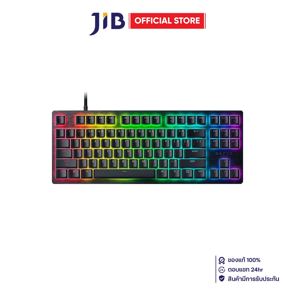 KEYBOARD (คีย์บอร์ด) RAZER HUNTSMAN V3 HE TENKEYLESS 8KHz - RAZER HALL EFFECT MAGNETIC SWITCH CHROMA RGB EN BLACK