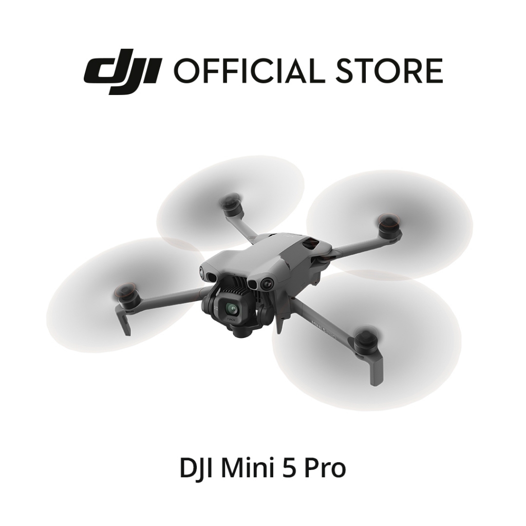 [ขึ้นทะเบียนโดรนก่อนจัดส่ง] DJI Mini 5 Pro - Camera Drone | โดรนขนาดมินิ | Actrive Track 360 | 4K/60fps HDR Video