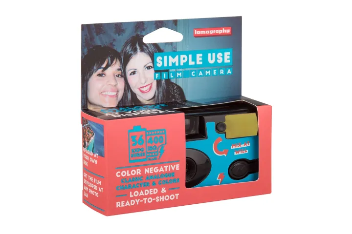กล้องฟิล์ม Lomography Simple Use Film Camera Color Negative 400 โหลดฟิล์มเข้าไปใหม่ได้ กล้อง lomo 35mm 36exp Re-usable film camera | Lazada Thailand