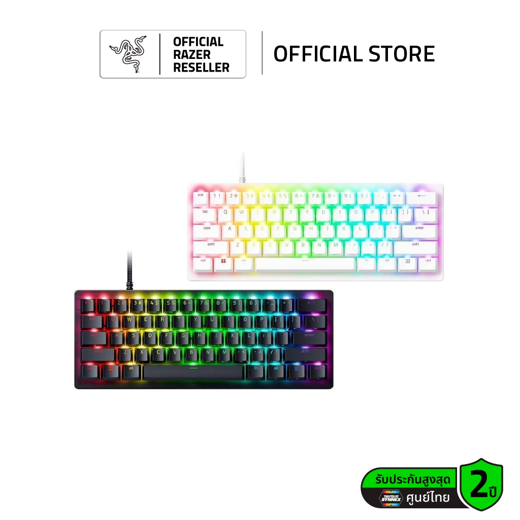 Razer Huntsman V3 Pro Mini - 60% Analog Optical Esports Keyboard - US Layout (คีย์บอร์ดเกมมิ่ง) | Shopee Thailand