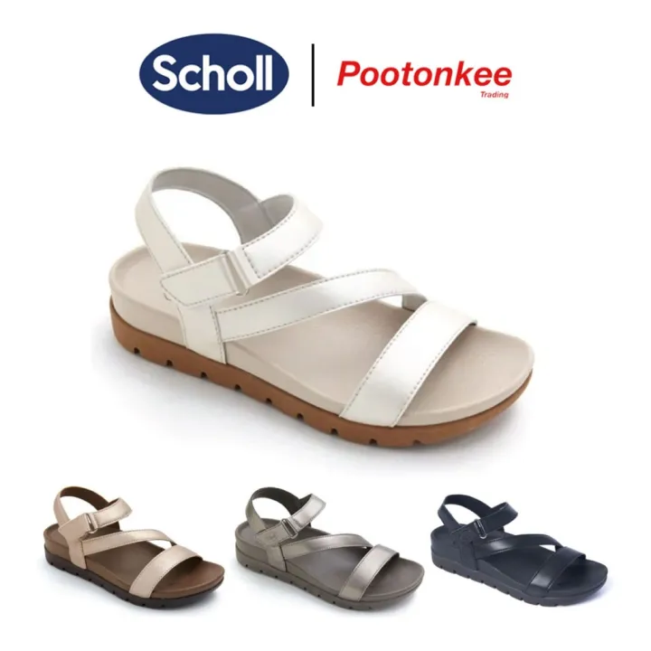 Scholl รองเท้าสกอลล์-เมล่า Mela รองเท้ารัดส้น ผู้หญิง เพื่อสุขภาพเท้า นุ่มสบาย กระจายน้ำหนัก | Lazada Thailand