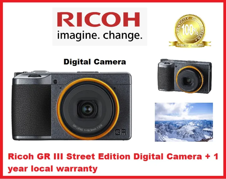 Ricoh GR III Street Edition กล้องดิจิตอลรับประกันท้องถิ่น1ปี | Lazada Thailand