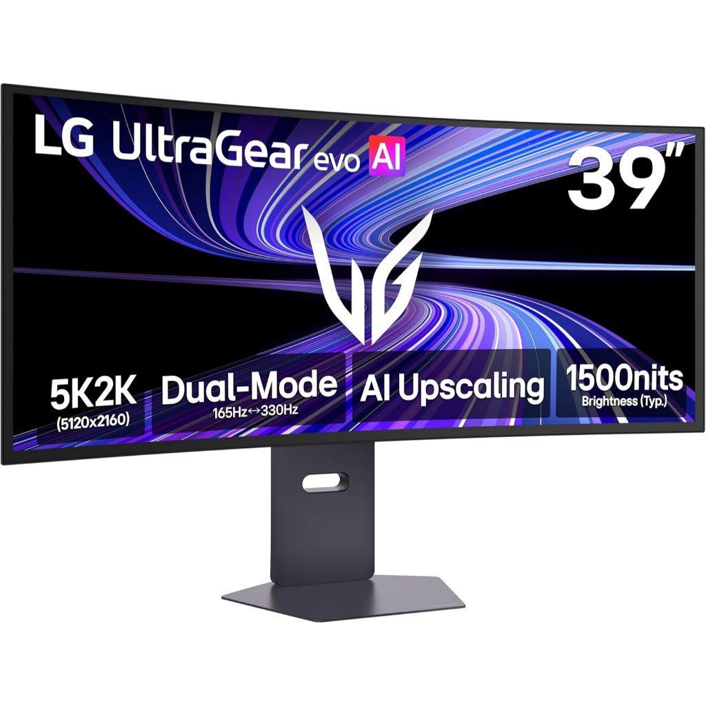 LG 39GX950B-B 39-inch Ultragear evo 5K2K WUHD (5120 x 2160) OLED Curved Gaming Monitor, Dual-Mode,165Hz, 0.03ms | Shopee Thailand