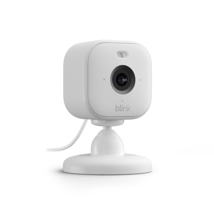 All-new Amazon Blink Mini 2 — Plug-in smart security camera, HD night view in color, built-in spotlight, two-way audio, motion detection, Works with Alexa | Lazada Thailand